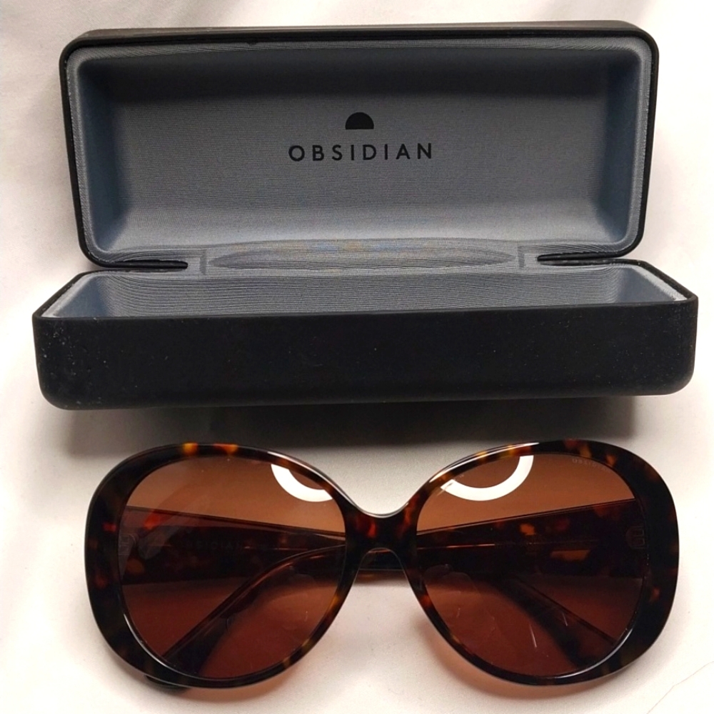 Obsidian Ladies Tortoise Shell Frame 12 Sunglasses